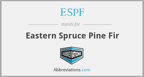 What does eastern spruce stand for?